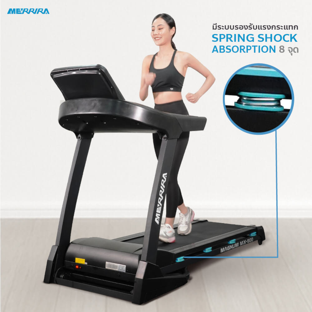 ลู่วิ่งไฟฟ้า Merrira รุ่น Magnum MX-900 มอเตอร์ 4.8 HP_9